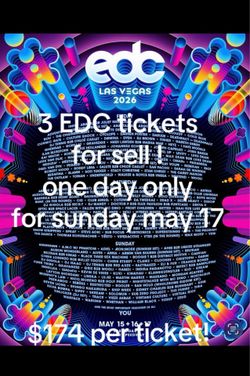 EDC TICKETS