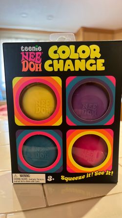 Teenie Nee Doh Color Change 4-Pack