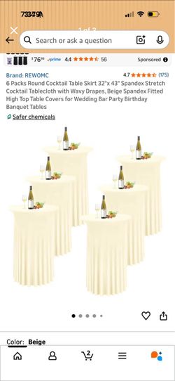 Bar table Cover