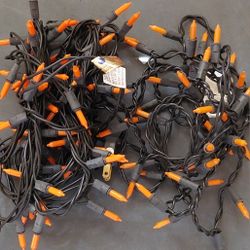Orange Halloween Lights