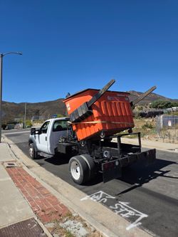 Dump dumpster truck 6yard 4yd