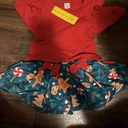 Christmas Skirt And Shirt Set baby 