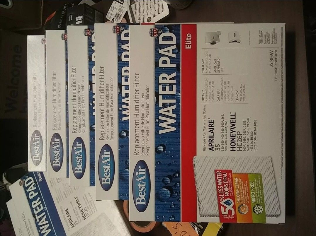 Lot Of 5 Best Air BestAir A35W Humidifier Filter Wick Water #B,2