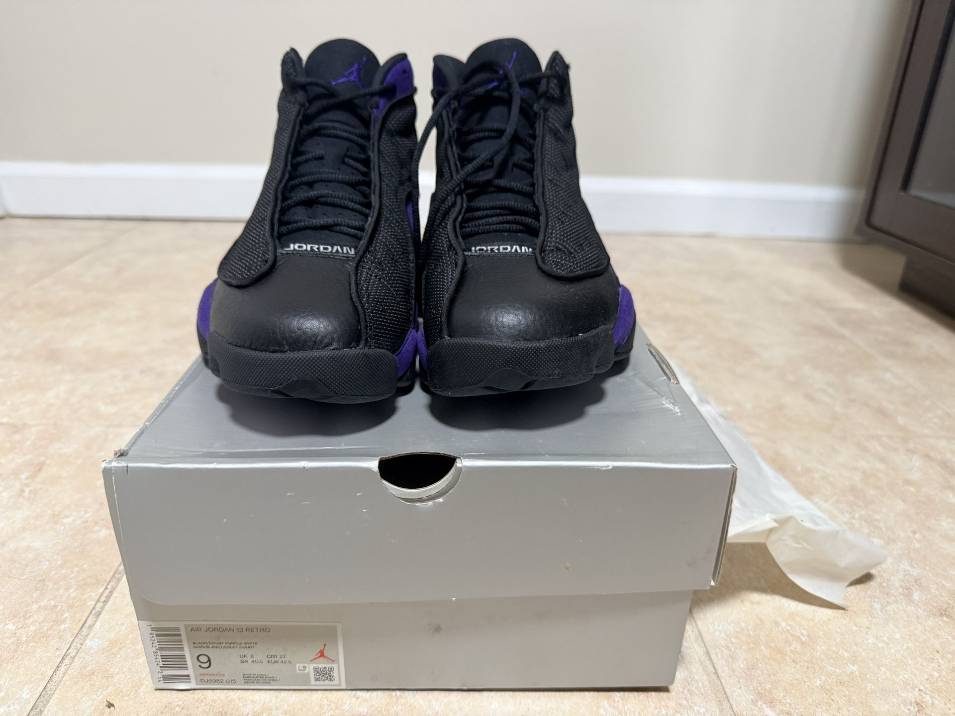 🔥 Brand New Air Jordan 13 Retro “Court Purple” — Size 9 (Never Worn, In Box)