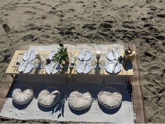 Beach/private picnic setups