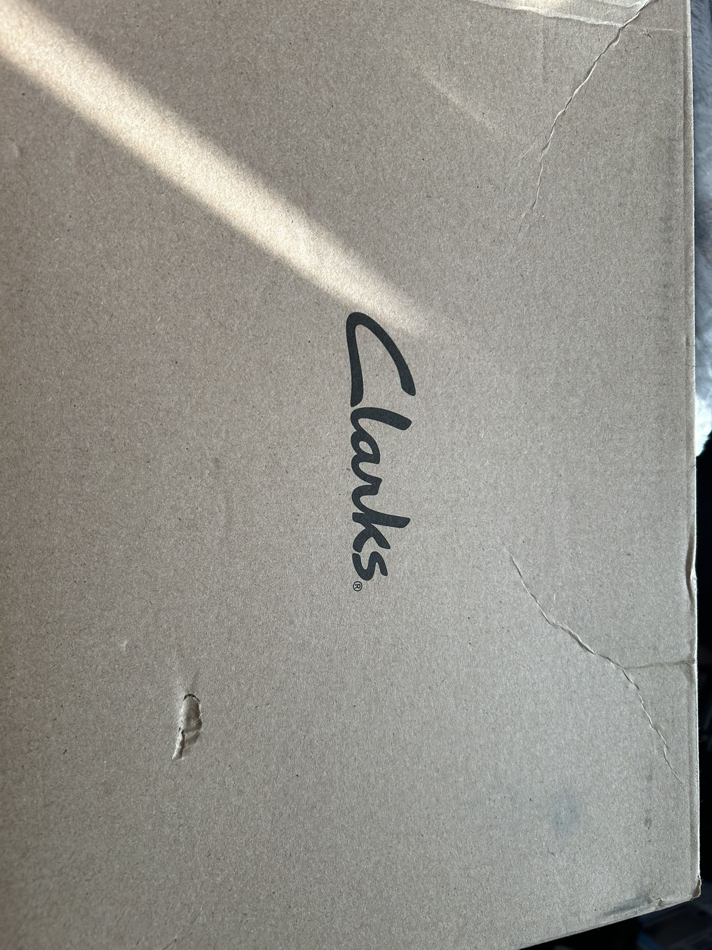 Size 11 Us Men Clark Boots Grey Suede 