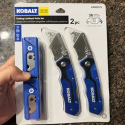 Kobalt Folding Lockback Knife Set