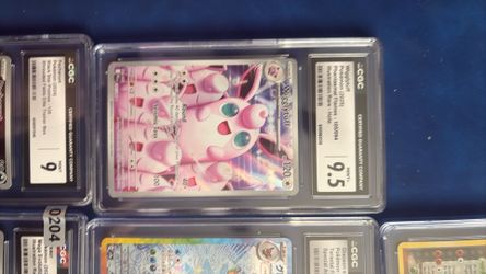 2025 wigglytuff IR 105/094 cgc graded 9.5