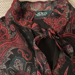 Ralph Lauren Shirt Ruffle Sleeves 