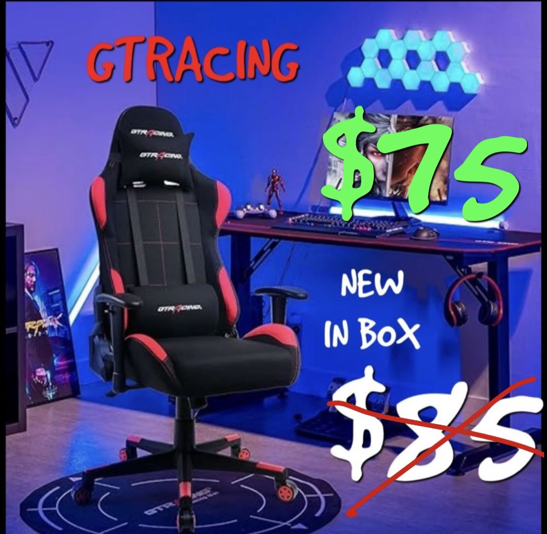 GTRACING GAME CHAIR NEW