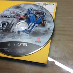 Ps3 Madden NFL 13