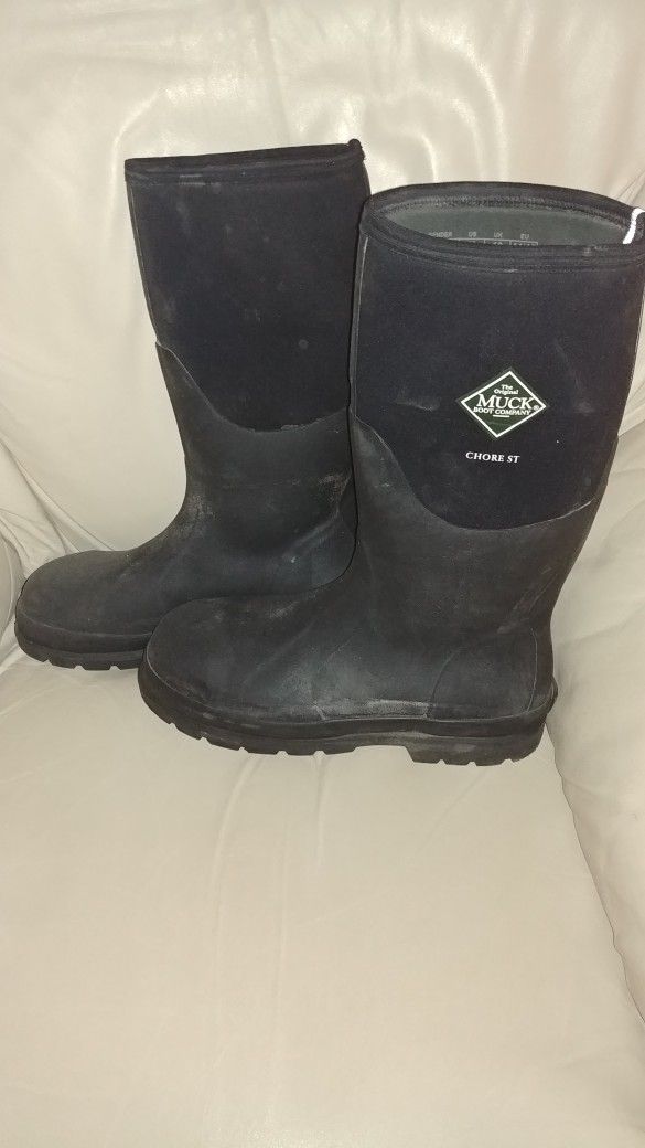 Muck Chore Steel Toe Work Boots