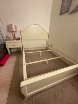 Full size bed frame w/ 2 night stand