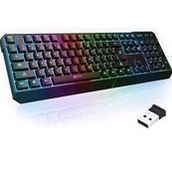 KLIM WIRELESS Chroma Gaming Keyboard RGB - Backlit Keyboard
