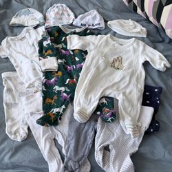 Newborn Clothing – Whole Set – Great Condition! 👶🧺 $35 for All or $1 Each | Warm Zipper Suit $5