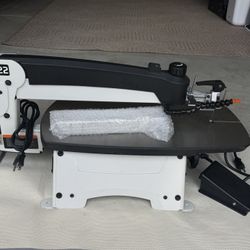 JET JWSS-22B 22” Scroll Saw with Foot Switch – Professional Grade