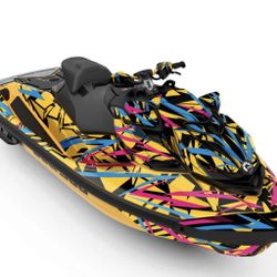 Jet, Ski Decal, Design, Print And Cut