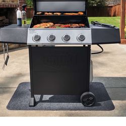 Grill 4 Burner Propane Gas Grill and Protective Soft Cover