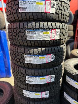 265/70/17 FalkenWildpeak ATW4 $790 por las 4 llantas nuevas