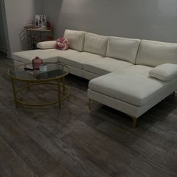 White Sectional Couch