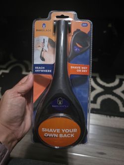 baKblade 2.0 PLUS - Back Shaver for Men (DIY), Ergonomic Handle, Shave Wet or Dry