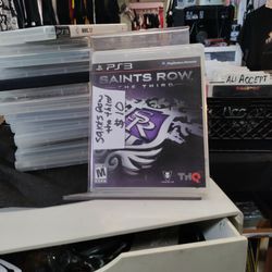 Saints row Third PS3  Game 