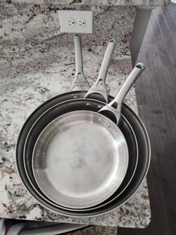 Calphalon Premier Stainless Steel Fry Pans Set