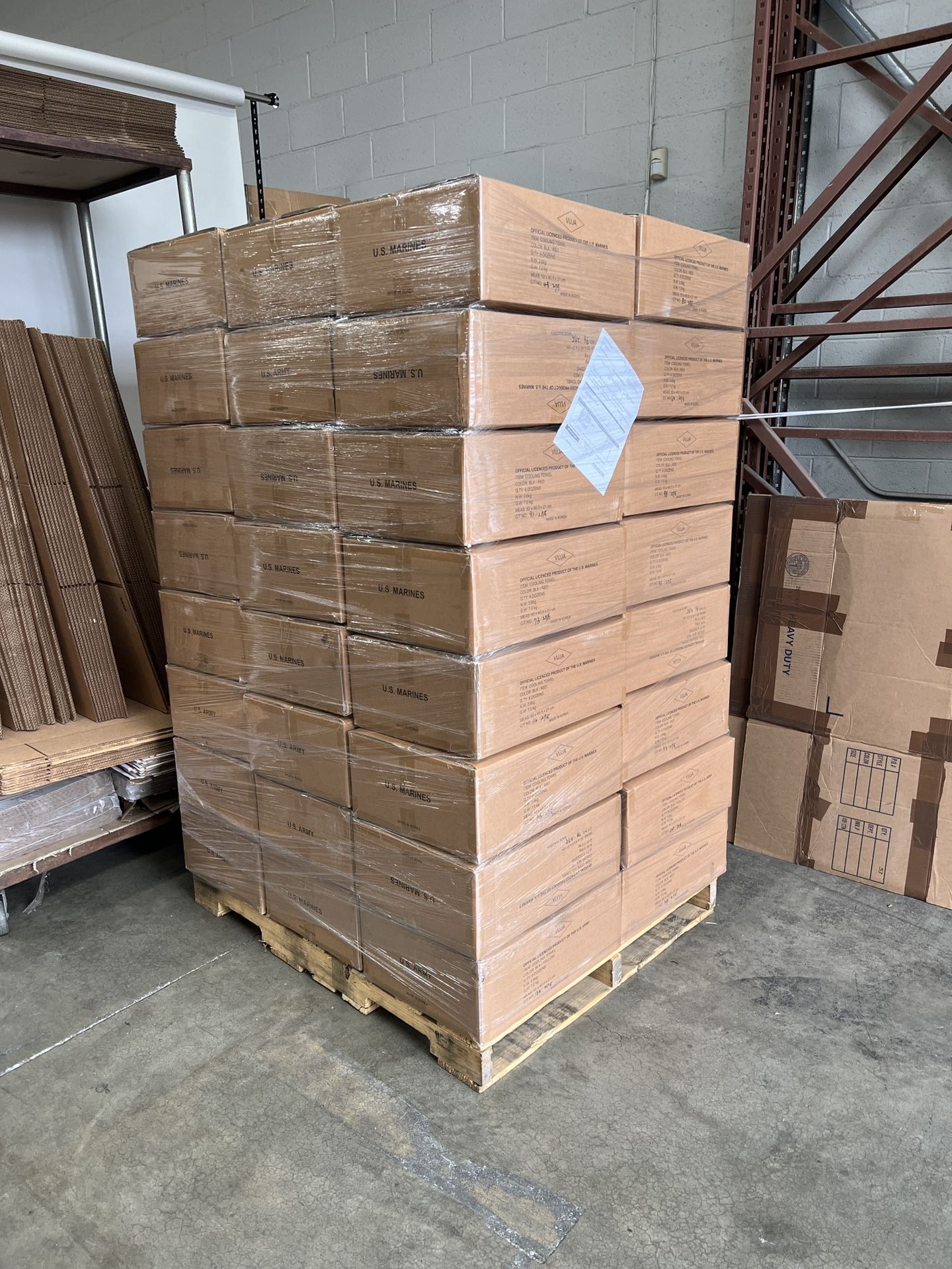 Official U.S. Military licensed Cooling Towels – Full Lot Clearance 12,960 pcs Retail Value Over $220k