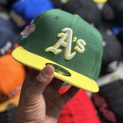 A’s Fitted Caps 