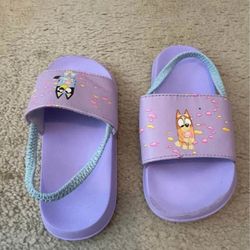 Kids Bluey and Bingo Sandals Size 11 and 12