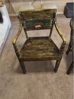 Solid wood chairs