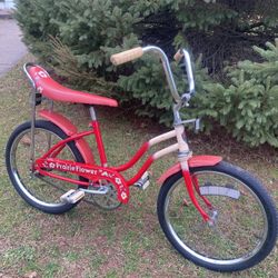 Vintage 20” All Pro Girls Banana Seat Bike