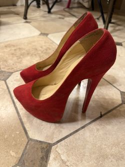 Red Bottoms High Heels Shoes Size 9
