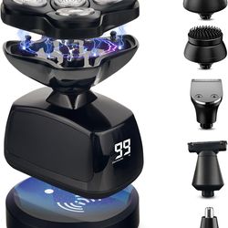 New Waterproof Electric Head Shaver