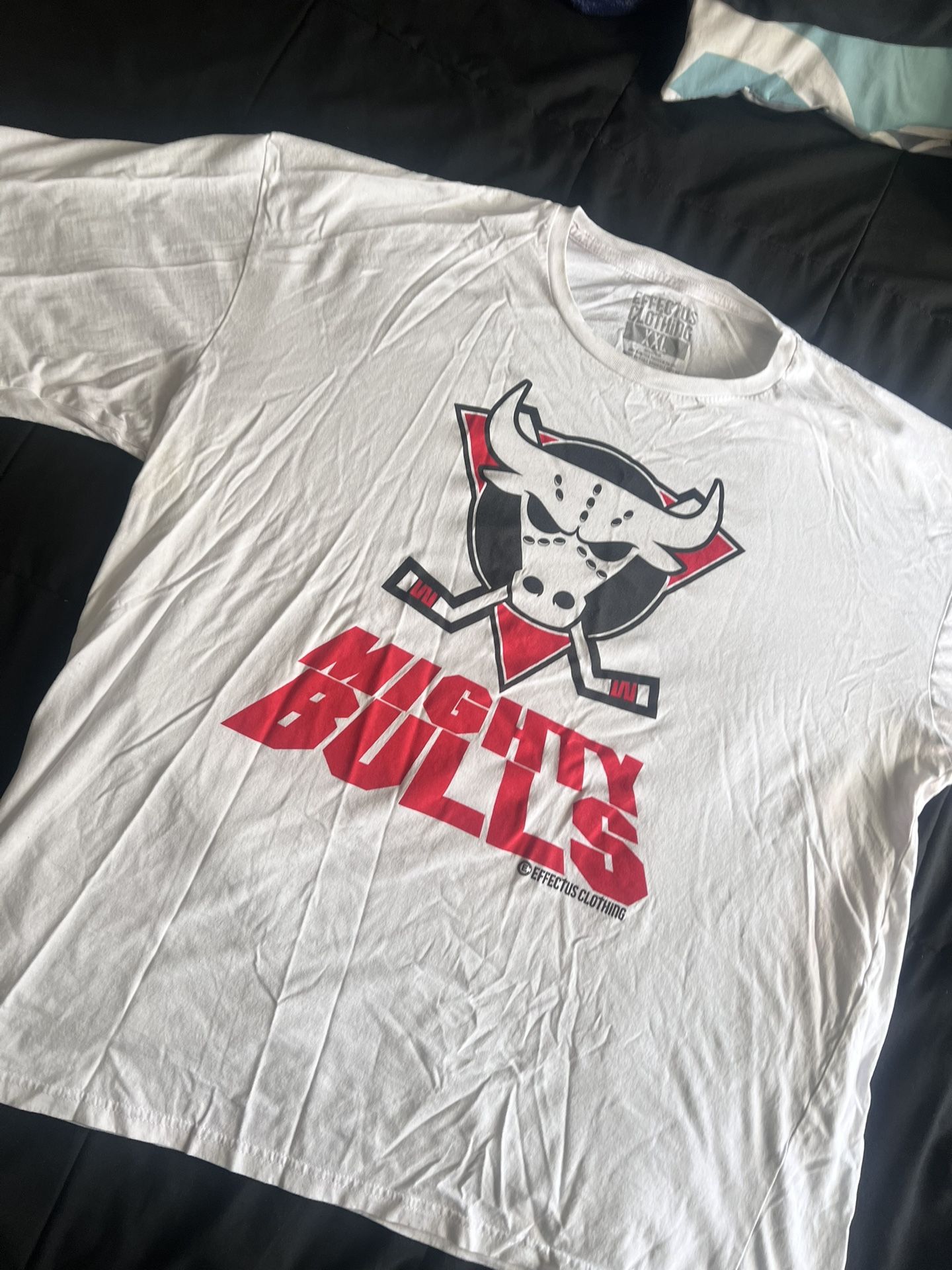 Effectus Clothing Mens white Logo T-Shirt size 2XL