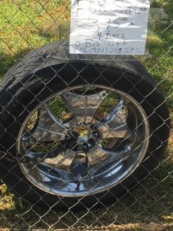 Rims for sale size is 305/45r22