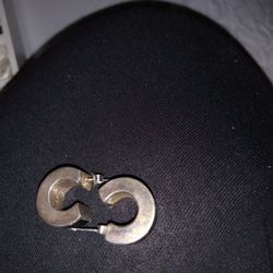 Sterling Silver Huggie Earrings 