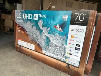 HUGE TV SHIPMENT IN!!!! 70" LG 4K LED HDR SMART 70UQ7070ZUD/70UQ7590PUB