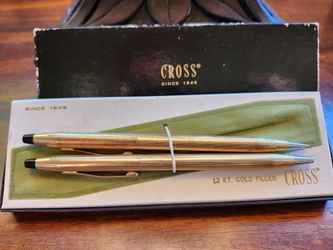 Cross 12KT Gold Filled Pen and Pencil Set