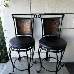 Bar Chair Taburetes Giratoria  En Buenas Condiciones 