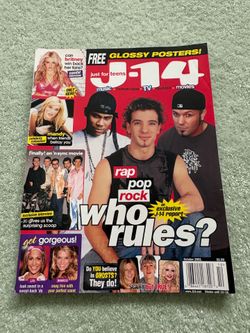 J-14 Oct 2001 Britney/JC. Good Cond. Smoke-Free. Minor cover tear/creases