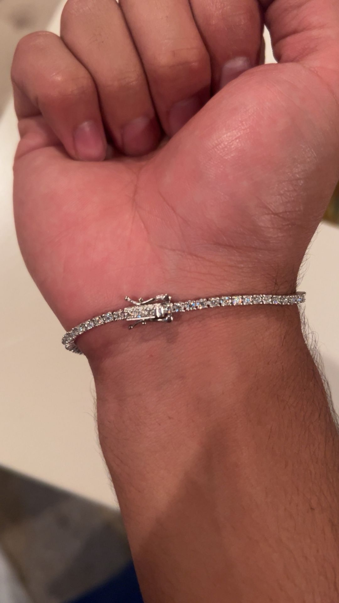 💎 Iced Out Tennis Bracelet GRA Certified Moissanite, Super Shine, Luxury Look