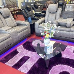 🔥Brand New Power Reclining Sofa Set 🔥Only $49 Today And Pay Later With Or Without Credit 🔥