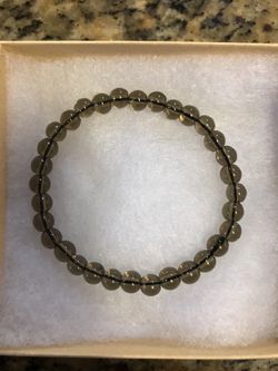Smoky quartz bracelet