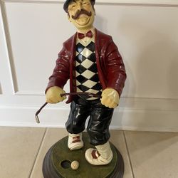 Frustrated Golfer Statue 