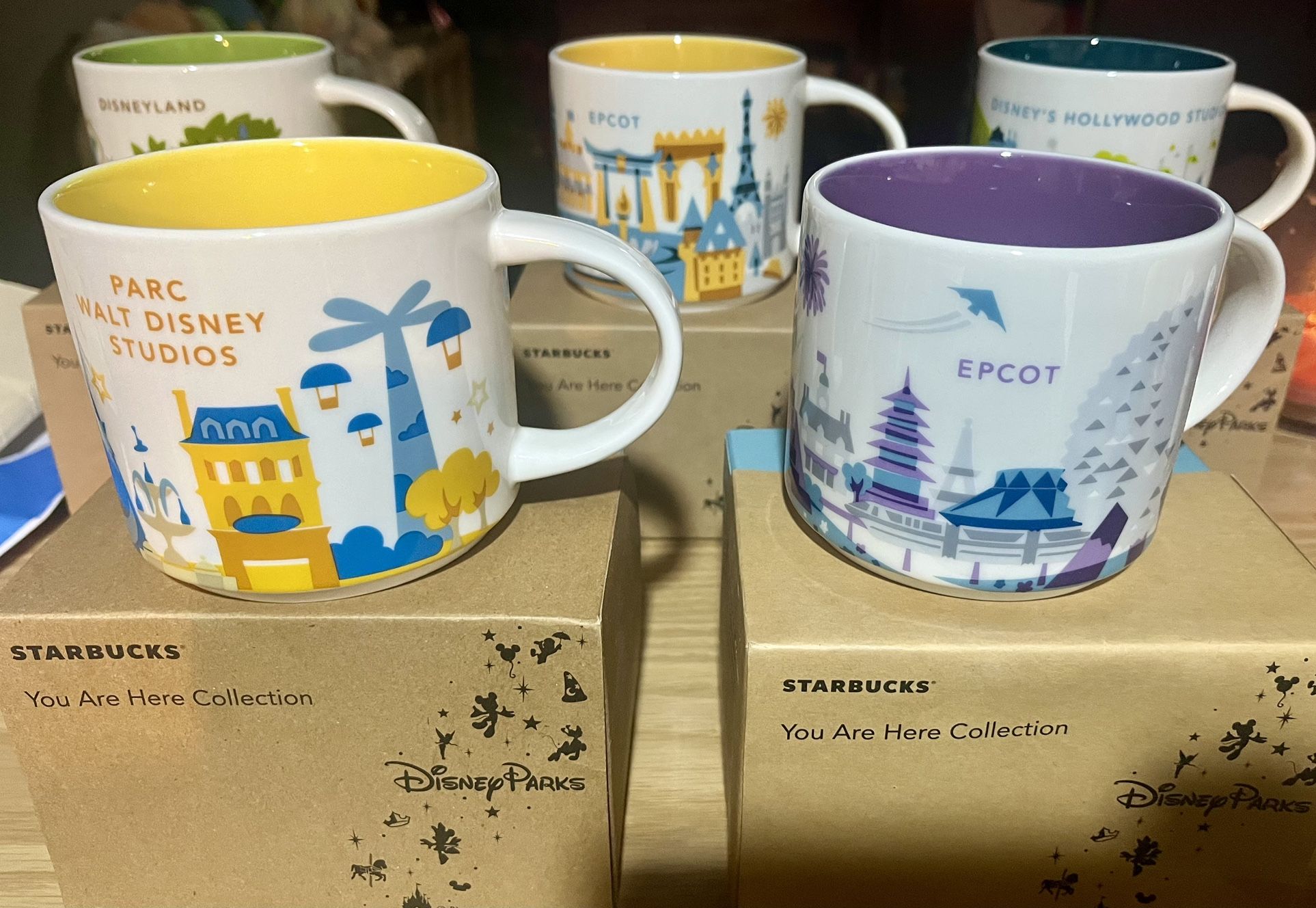 Starbucks Disney Mugs New