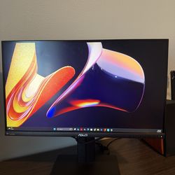 AM ASUS 25" QHD Monitor – Sharp, Adjustable, Perfect Condition