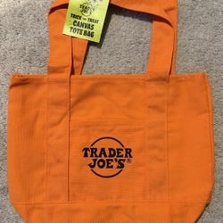 Trader Joe’s Mini Tote Bag Orange