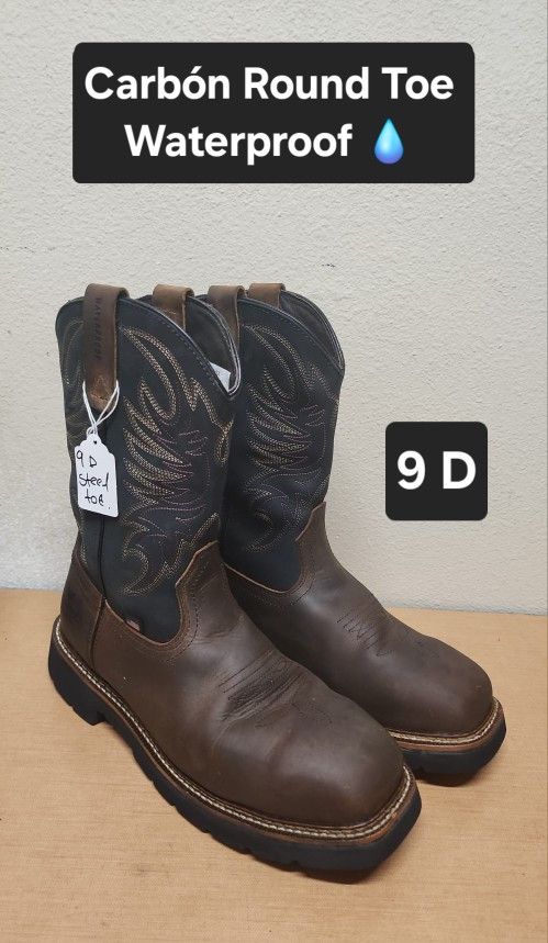 Thorogood Work Boot Size 9 D STEEL SQUARE TOE