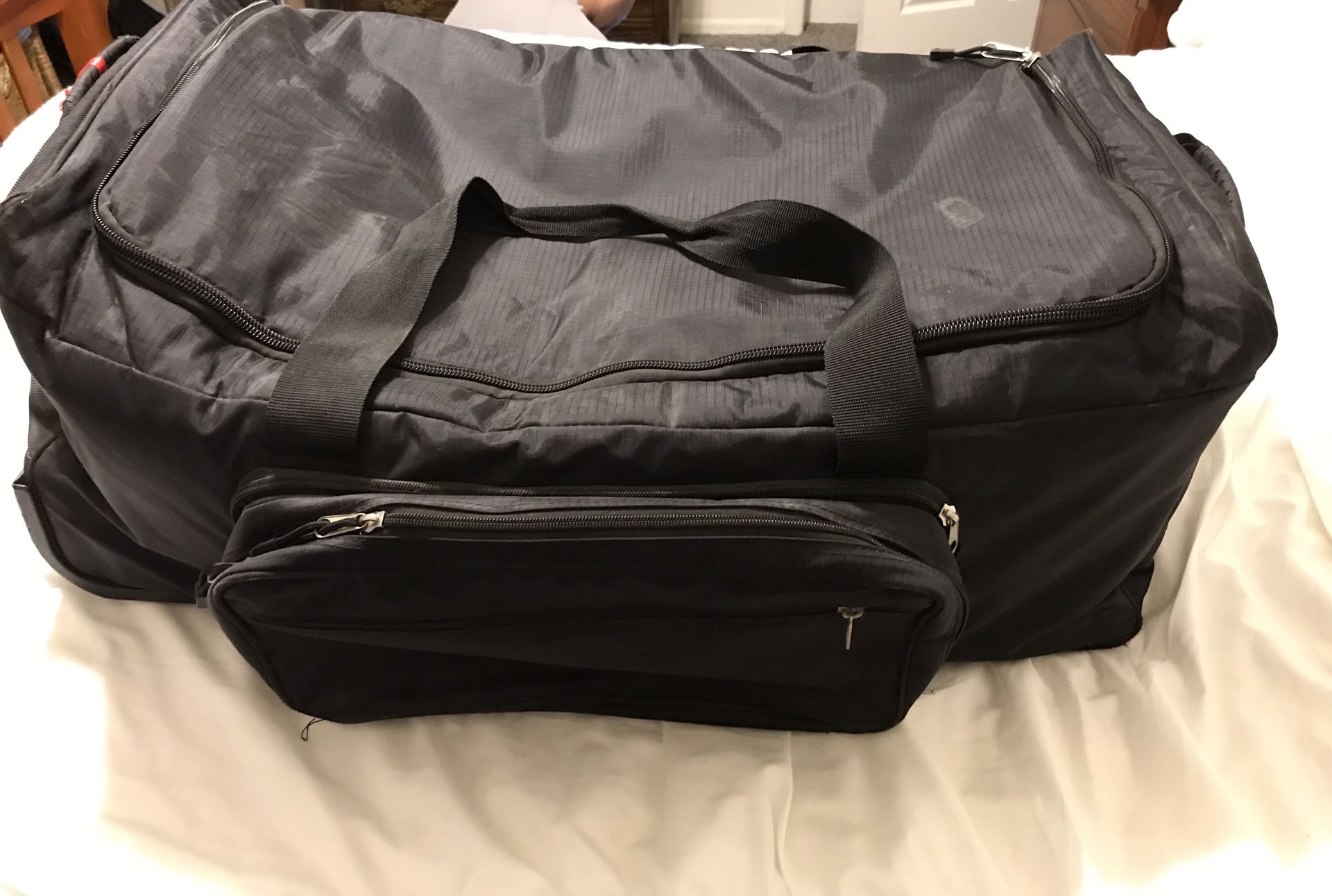 Large Military Duffel Bag with Wheels
